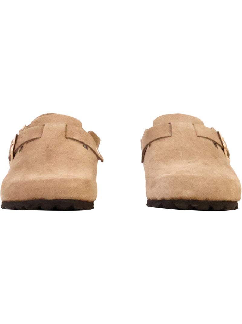 Mules Cuir The Divine Factory Noga Boreal BS Edge Taupe - Kiabi