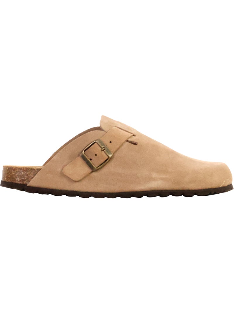 Mules Cuir The Divine Factory Noga Joasis Edge Taupe - Kiabi