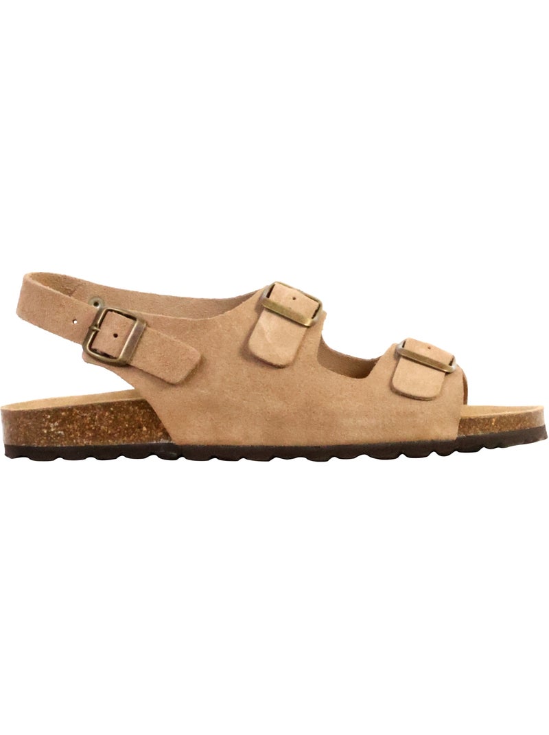Mules Cuir The Divine Factory Noga Mistral BS Edge Beige - Kiabi