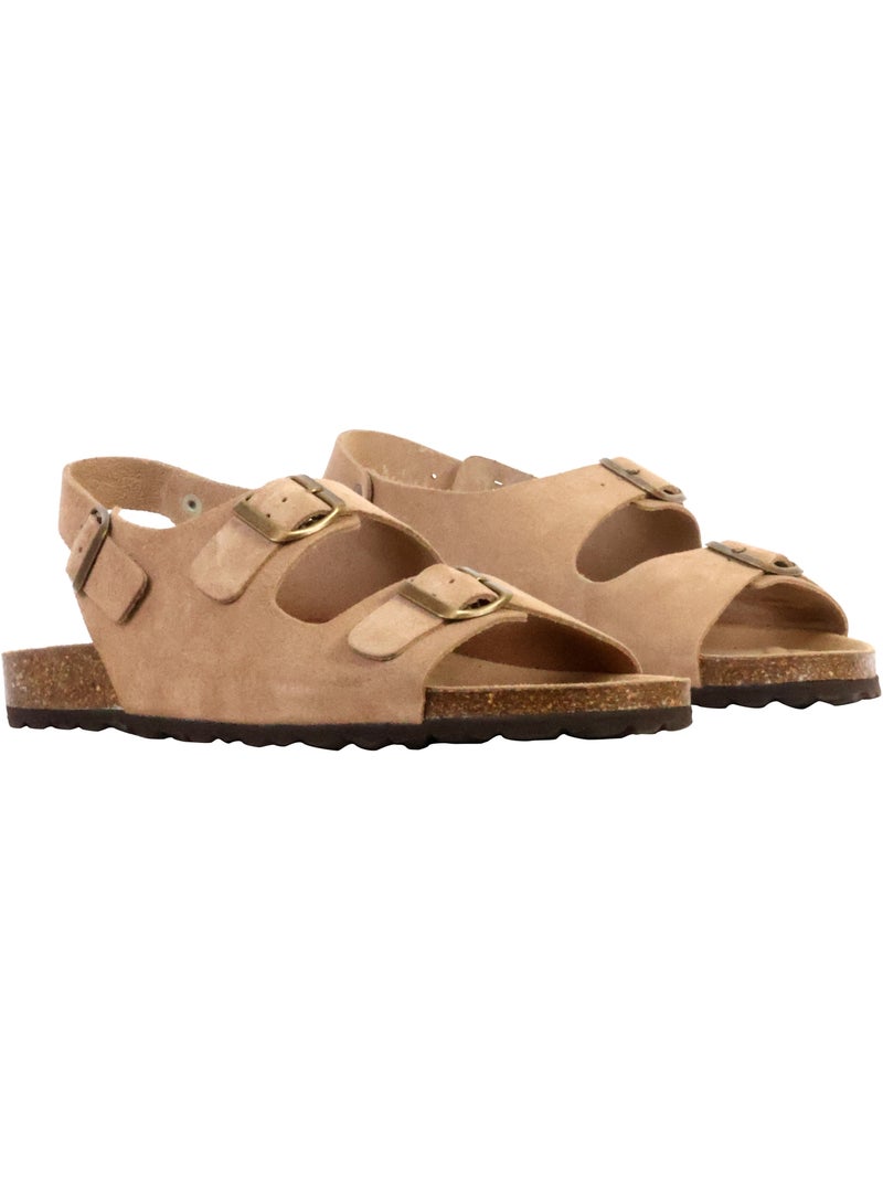 Mules Cuir The Divine Factory Noga Mistral BS Edge Beige - Kiabi