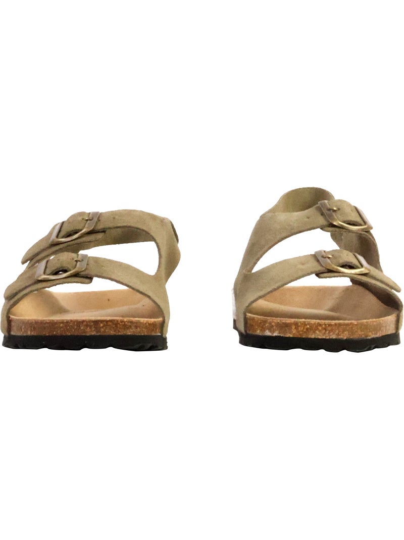 Mules Cuir The Divine Factory Noga Mistral BS Edge Marron - Kiabi
