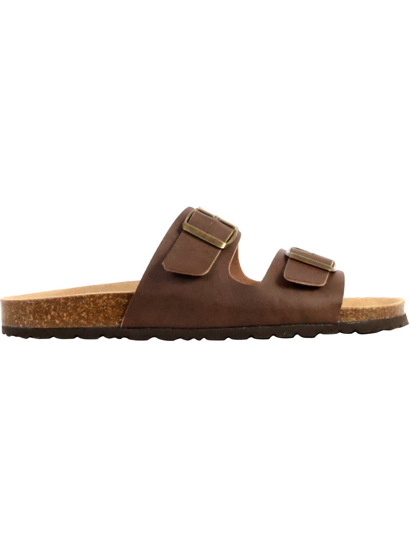 Mules Cuir The Divine Factory Noga Mistral Edge Marron - Kiabi