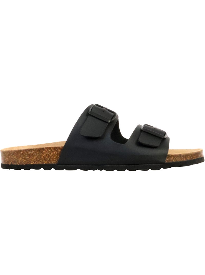 Mules Cuir The Divine Factory Noga Mistral Edge Noir - Kiabi