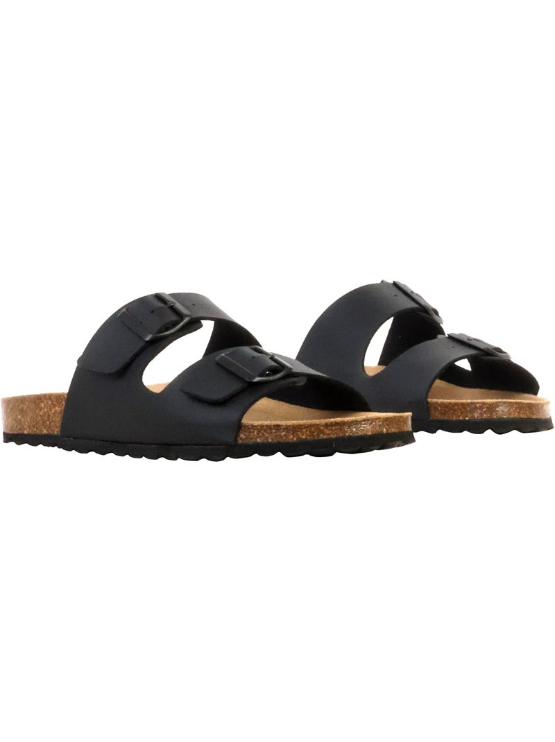 Mules Cuir The Divine Factory Noga Mistral Edge Noir - Kiabi