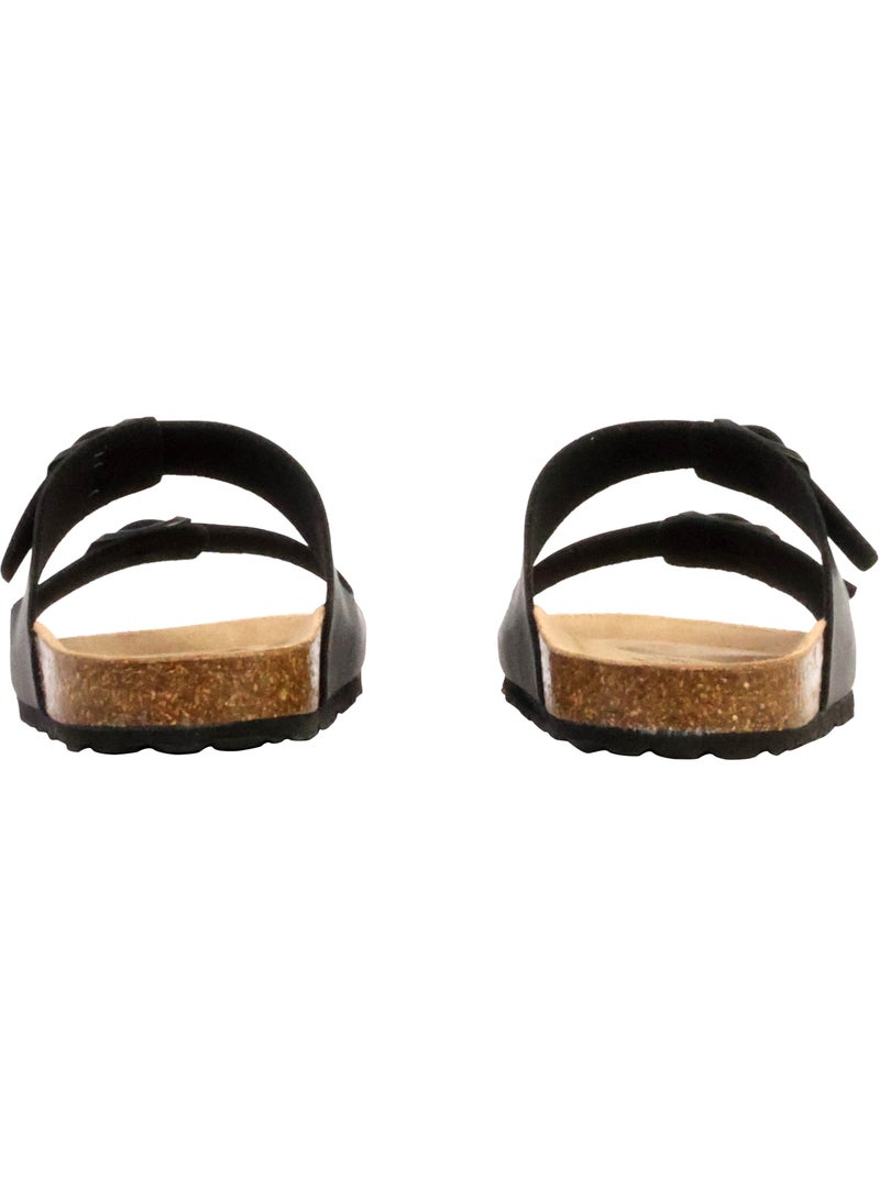 Mules Cuir The Divine Factory Noga Mistral Edge Noir - Kiabi