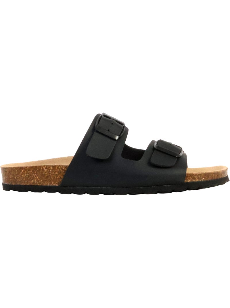 Mules Cuir The Divine Factory Noga Sierra Edge Noir - Kiabi