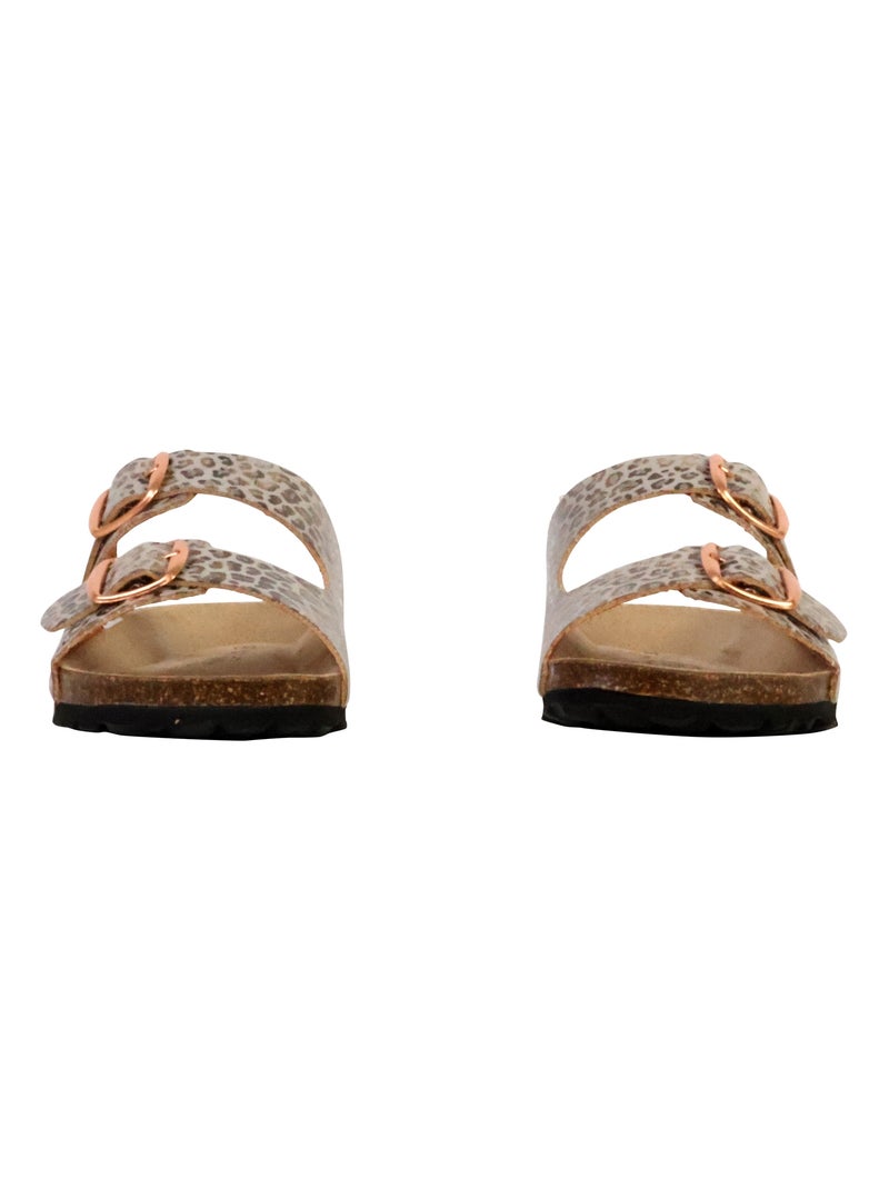 Mules Cuir The Divine Factory Sierra Doré/or - Kiabi
