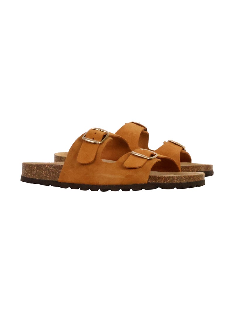 Mules Cuir The Divine Factory Sierra Marron - Kiabi