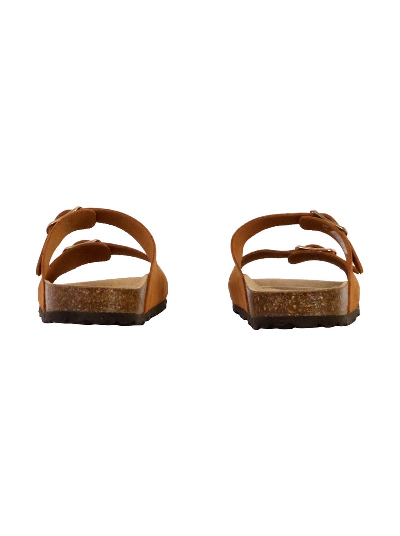 Mules Cuir The Divine Factory Sierra Marron - Kiabi