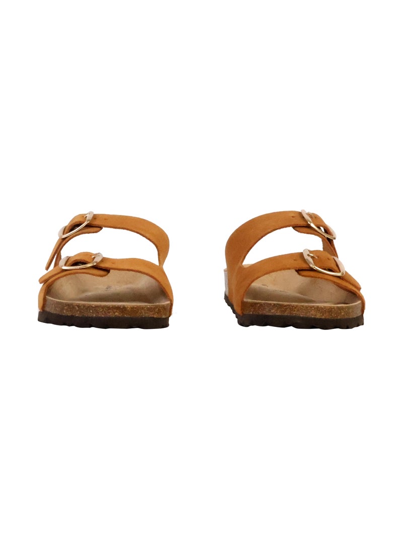 Mules Cuir The Divine Factory Sierra Marron - Kiabi