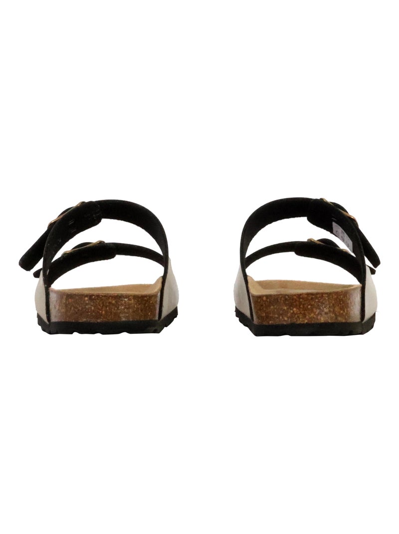Mules Cuir The Divine Factory Sierra Noir - Kiabi