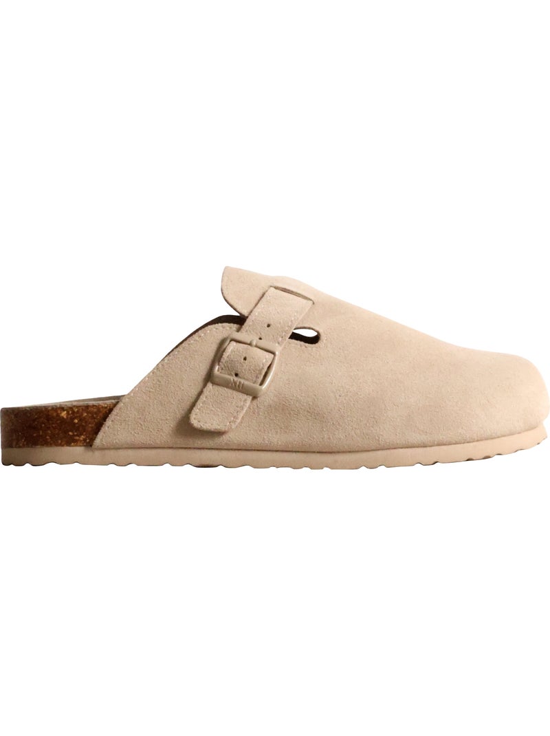 Mules cuir xti Beige - Kiabi