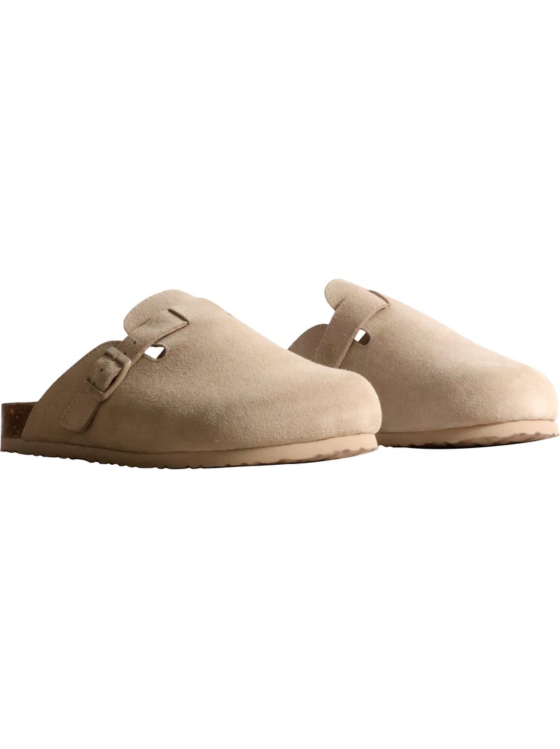 Mules cuir xti Beige - Kiabi