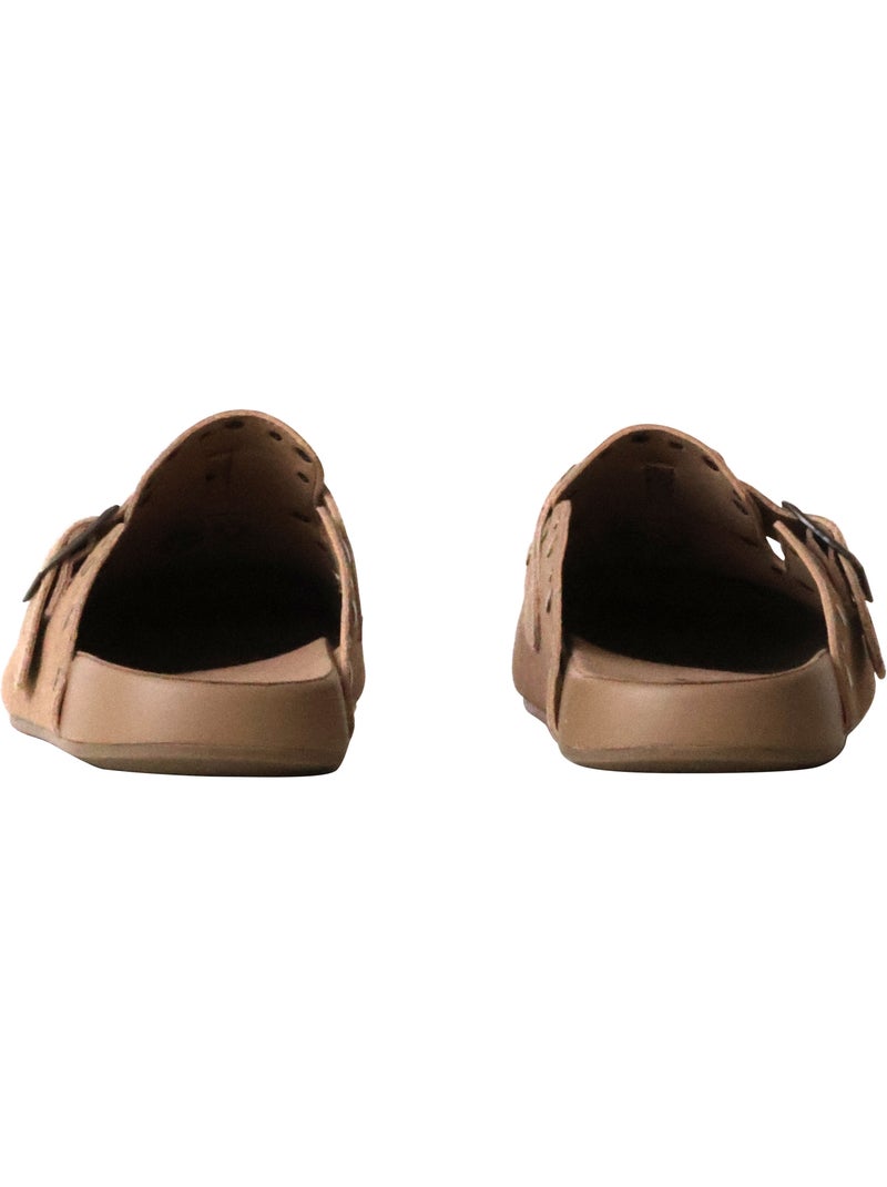 Mules Cuir Xti Beige - Kiabi