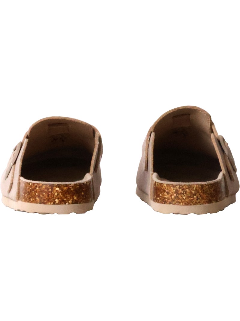 Mules Cuir Xti Beige - Kiabi