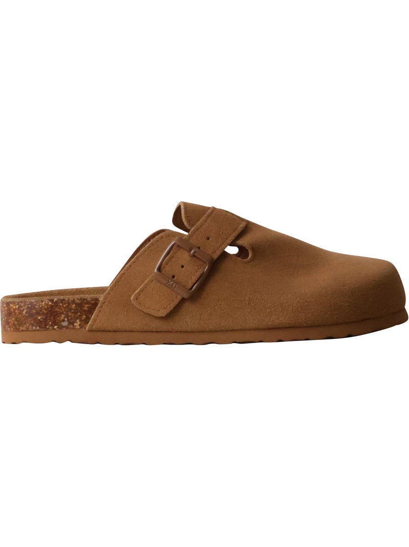 Mules cuir xti Camel - Kiabi