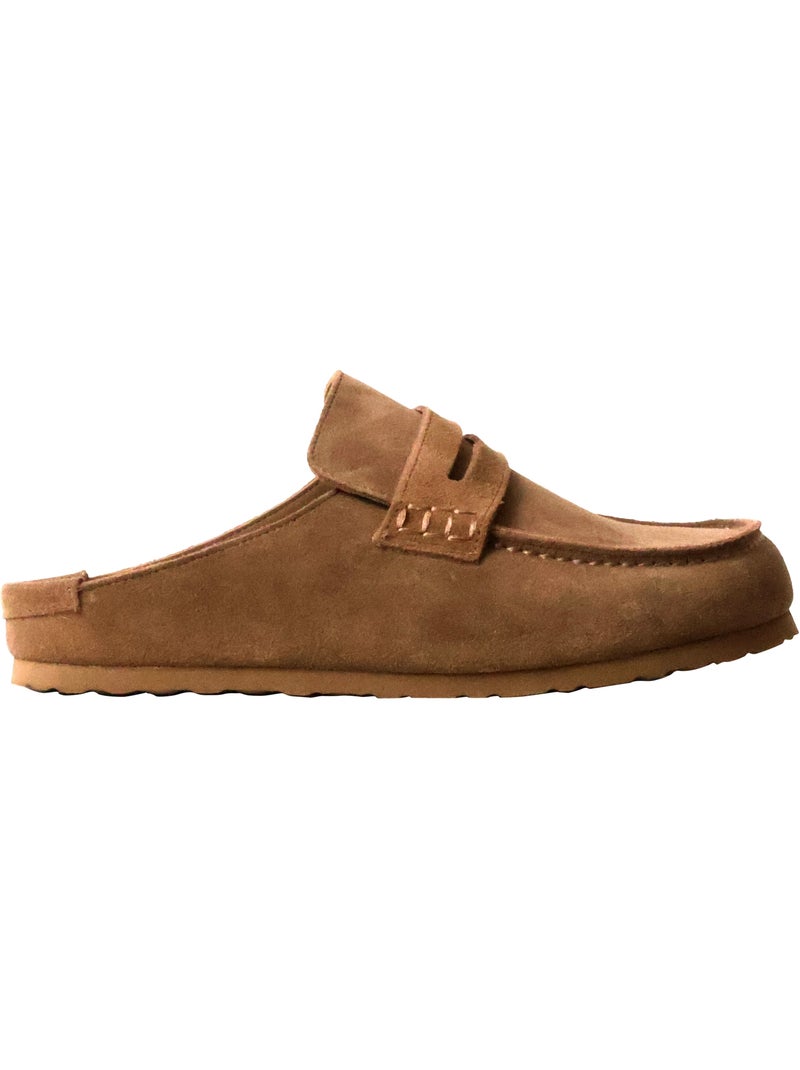 Mules Cuir Xti Taupe - Kiabi