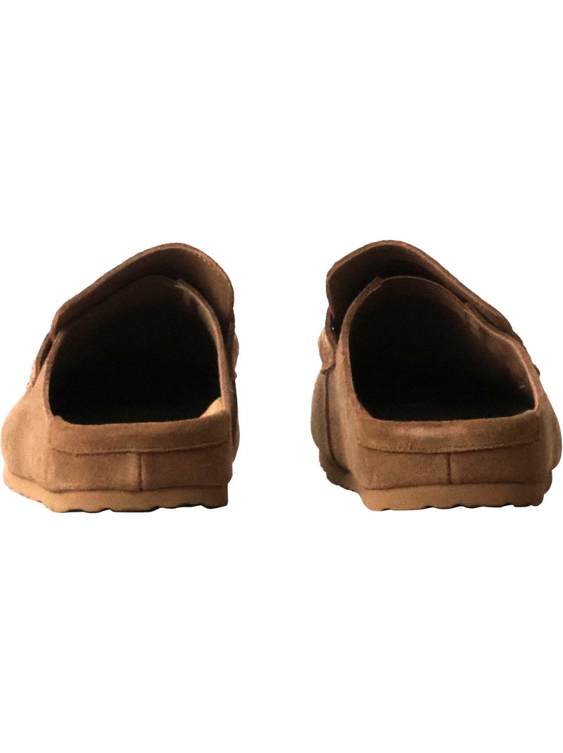 Mules Cuir Xti Taupe - Kiabi
