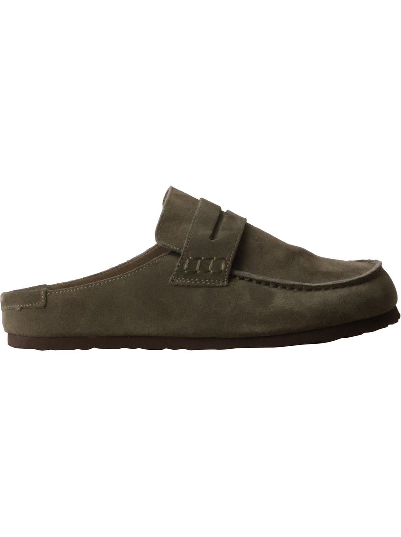 Mules Cuir Xti Vert - Kiabi