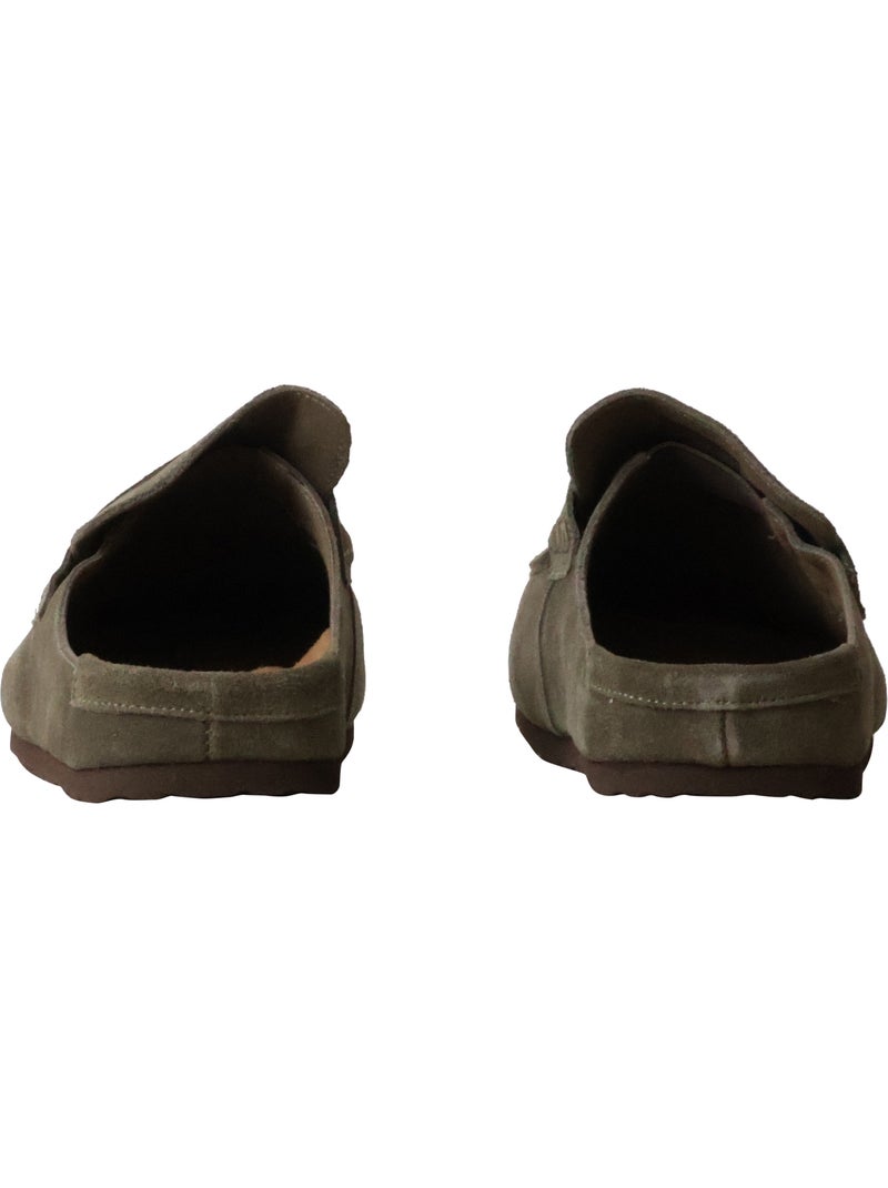Mules Cuir Xti Vert - Kiabi