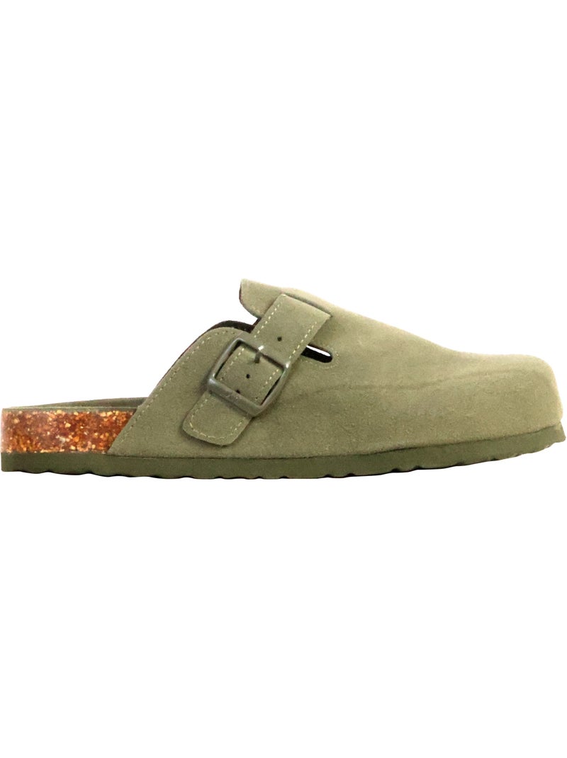 Mules Cuir Xti Vert - Kiabi