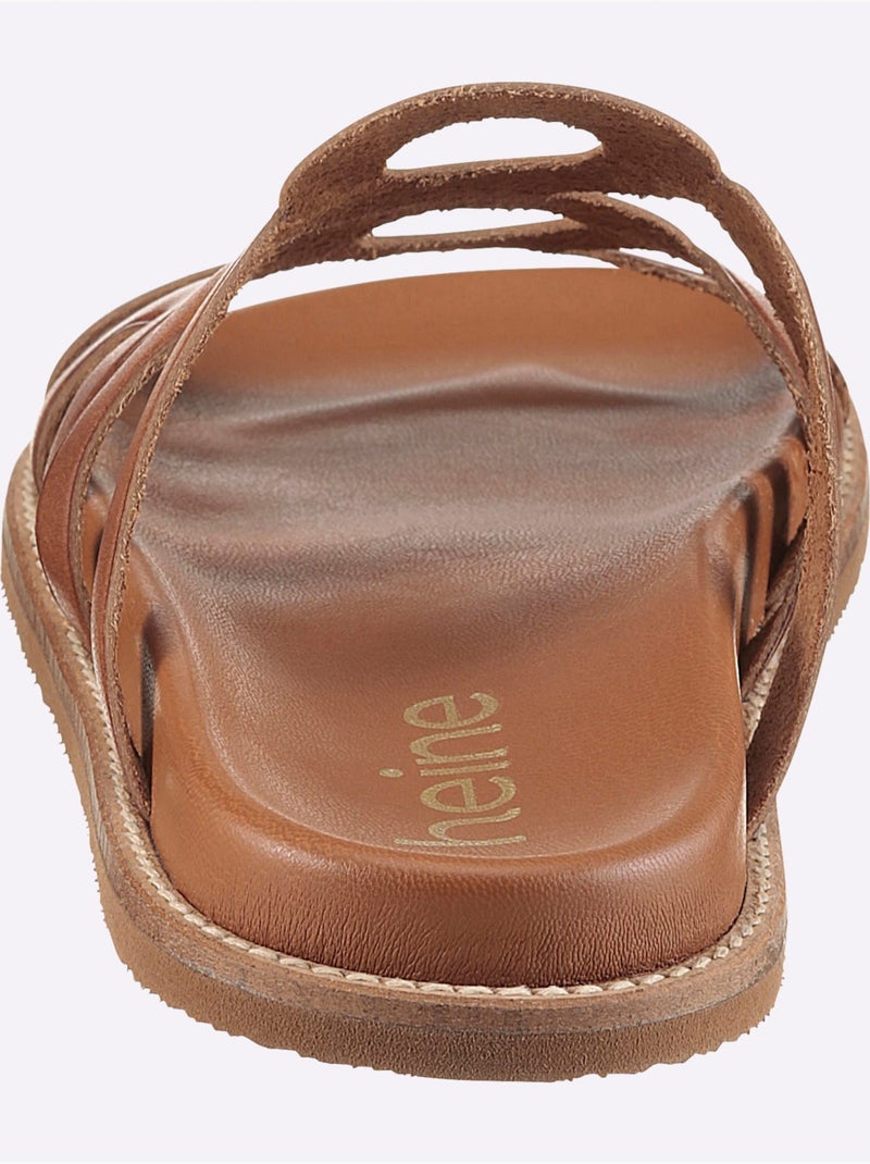 Mules De Fabrication Espagnole - Taille Standard - Helline Ambre - Kiabi