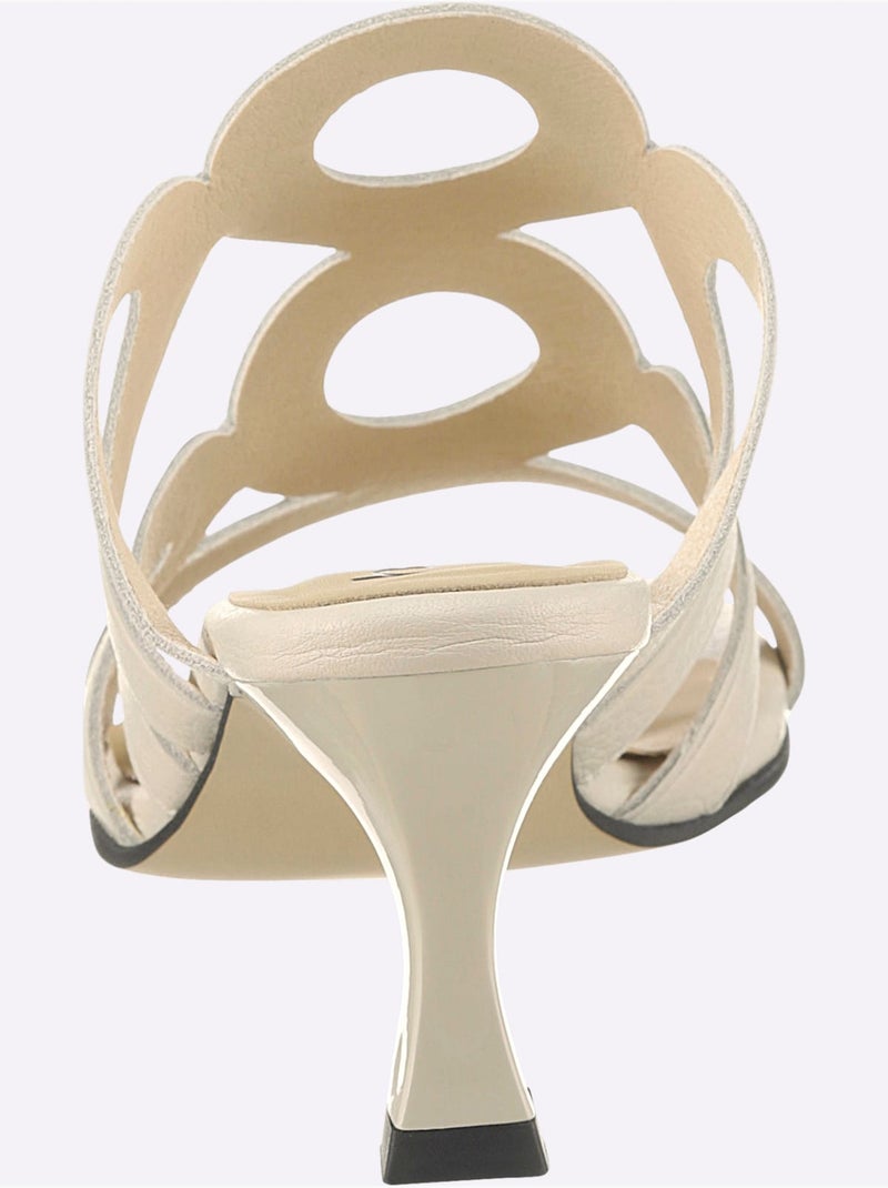 Mules De Fabrication Espagnole - Taille Standard - Helline Beige - Kiabi