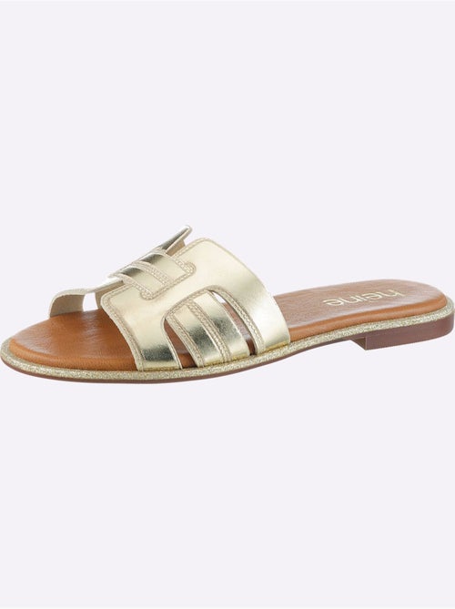 Mules De Fabrication Espagnole - Taille Standard - Helline - Kiabi Mules De Fabrication Espagnole - Taille Standard - Helline - Kiabi