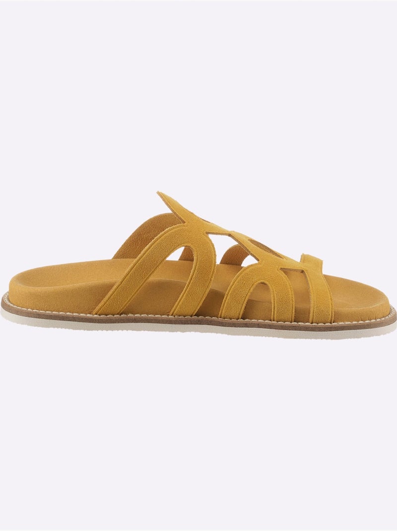 Mules De Fabrication Espagnole - Taille Standard - Helline Jaune - Kiabi