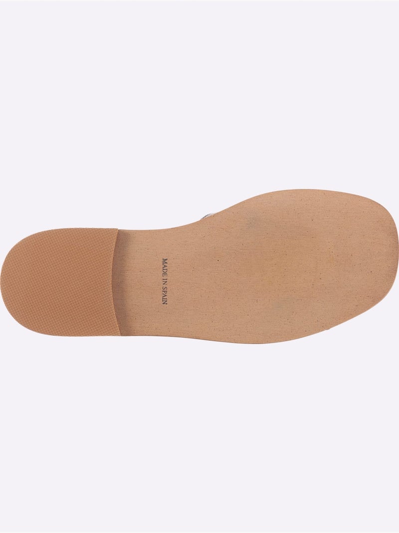 Mules De Fabrication Espagnole - Taille Standard - Helline Marron - Kiabi