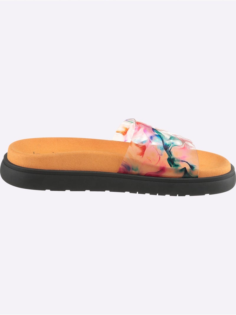 Mules De Fabrication Espagnole - Taille Standard - Helline Orange - Kiabi