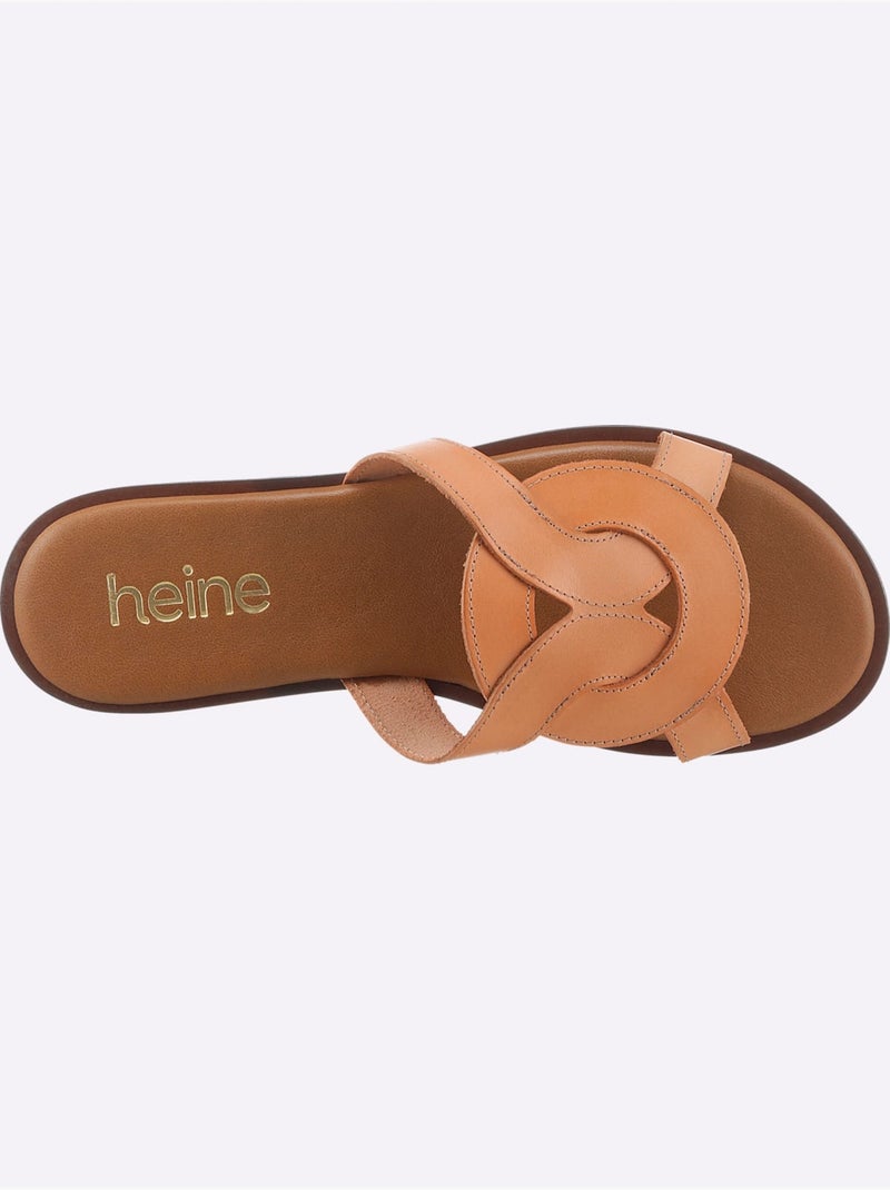 Mules De Fabrication Espagnole - Taille Standard - Helline Peche - Kiabi