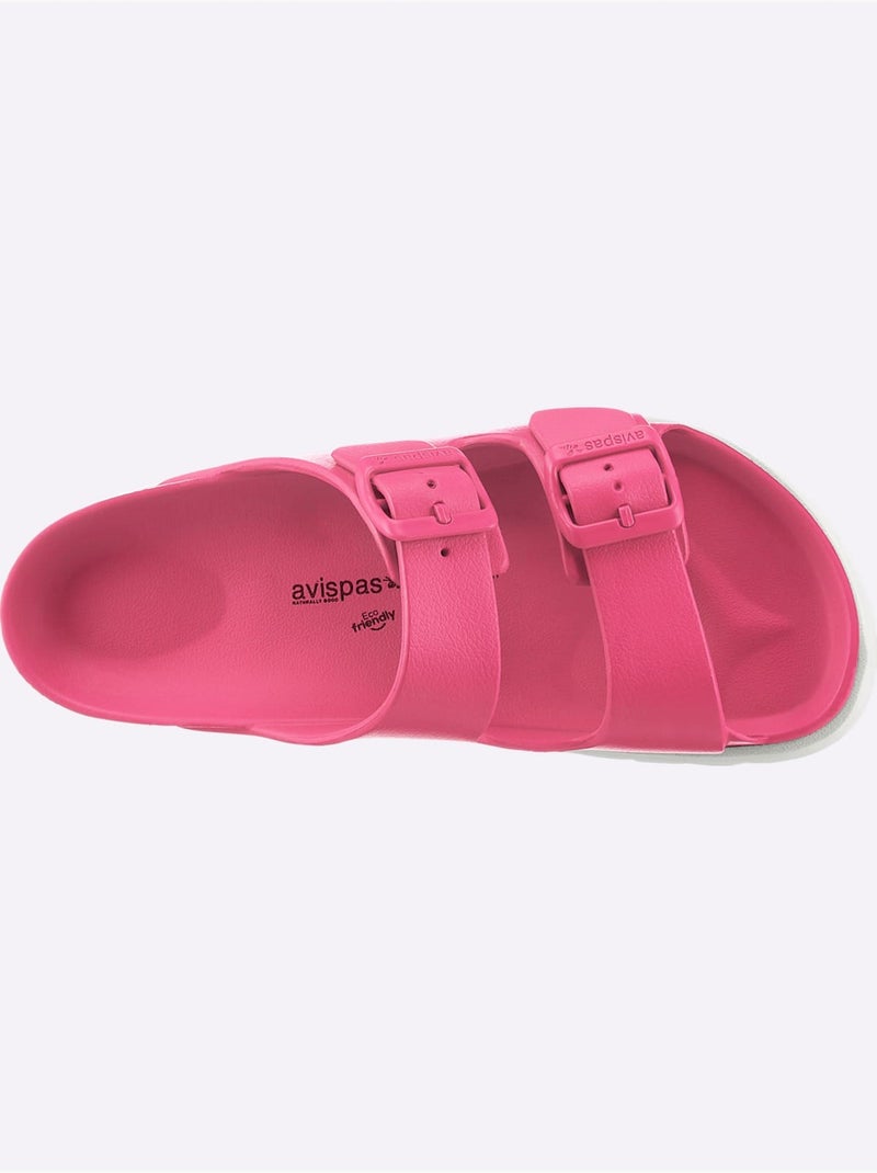 Mules De Fabrication Espagnole - Taille Standard - Helline Rose fushia - Kiabi