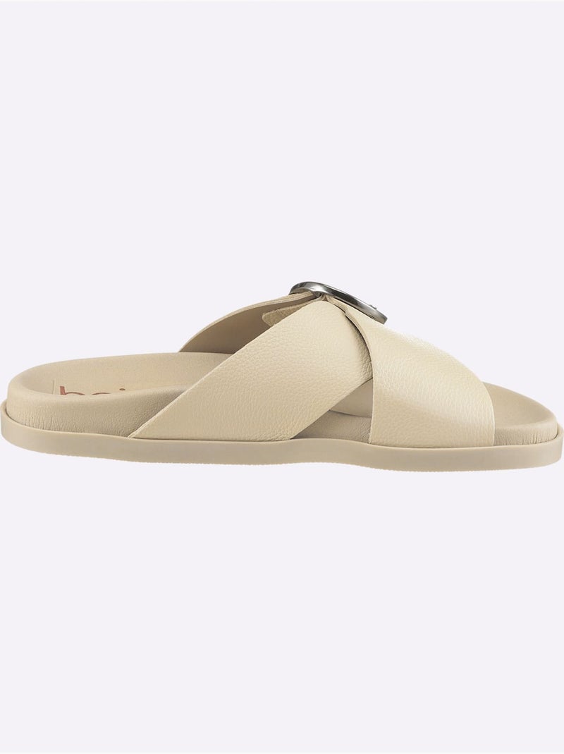 Mules De Fabrication Portugaise - Taille Standard - Helline Crème - Kiabi