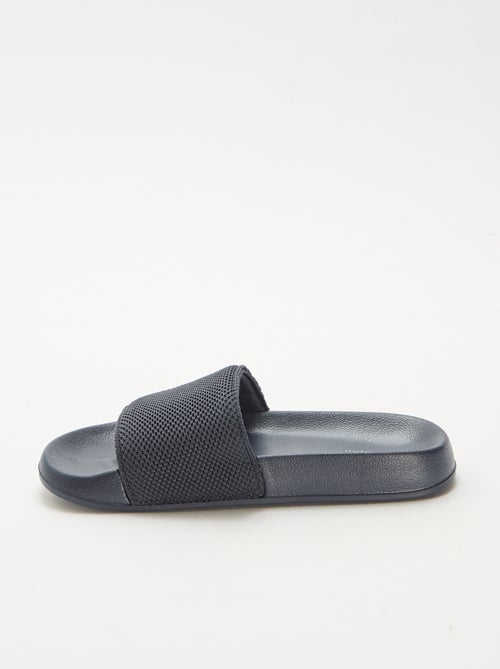 Mules de piscine avec bride en mesh - Kiabi
