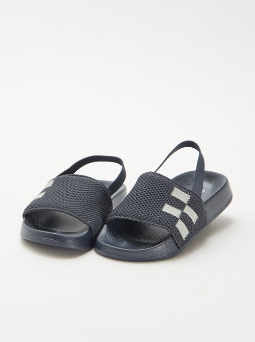 Mules de piscine élastiquées - Kiabi