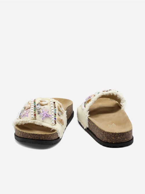 Mules détails à perles  - Doremi - Kiabi