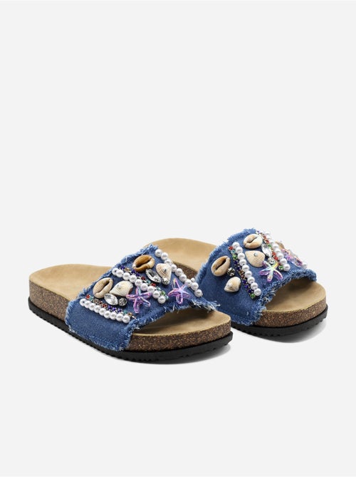 Mules détails à perles  - Doremi - Kiabi