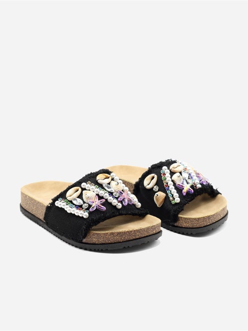 Mules détails à perles  - Doremi - Kiabi