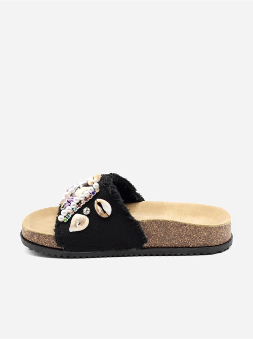 Mules détails à perles  - Doremi - Kiabi