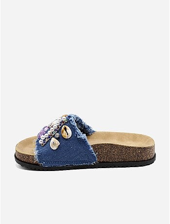 Mules détails à perles