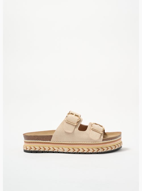 Mules double bride et semelle fantaisie - Afibel - Kiabi Mules double bride et semelle fantaisie - Afibel - Kiabi