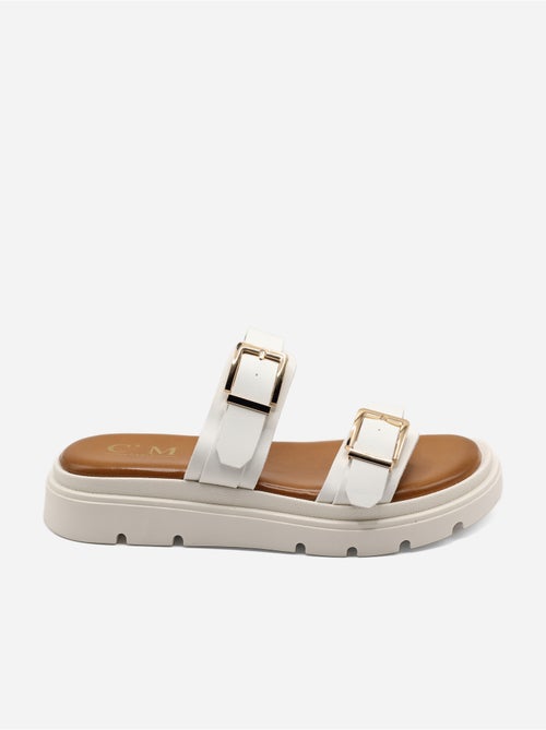 Mules double brides - C M - Kiabi