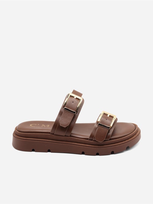 Mules double brides - C M - Kiabi
