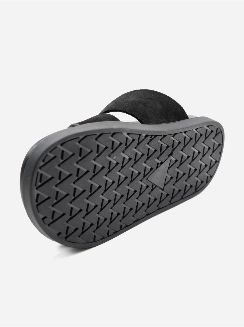 Mules double brides - Uomo Noir - Kiabi