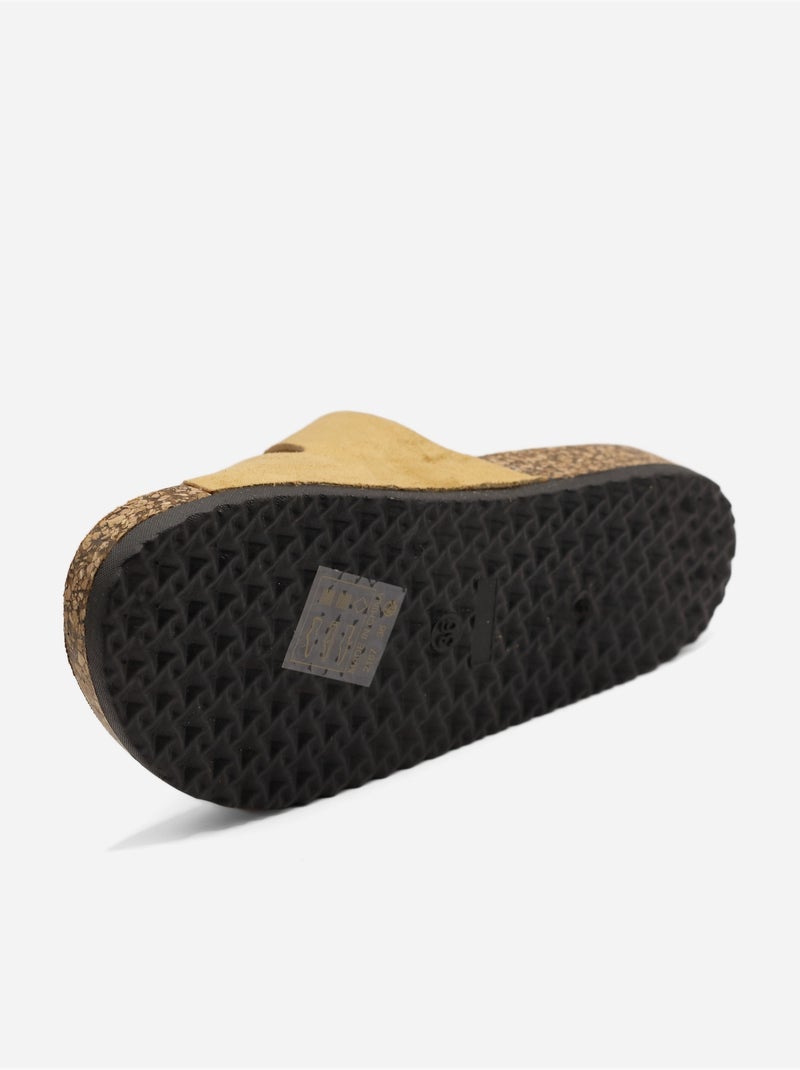 Mules double brides Camel - Kiabi