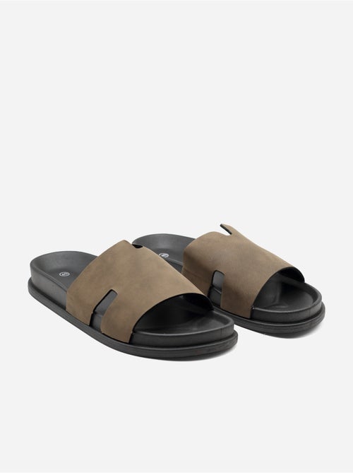 Mules effet daim - C M - Kiabi