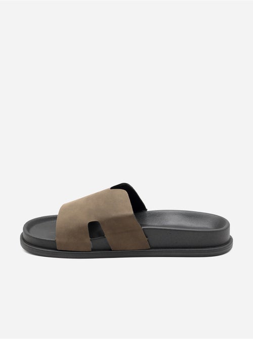 Mules effet daim - C M - Kiabi