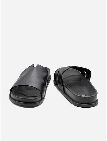 Mules effet daim - C M