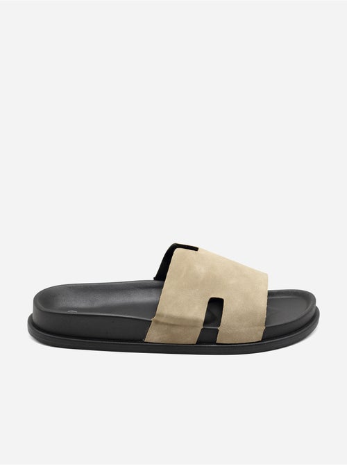 Mules effet daim - C M - Kiabi